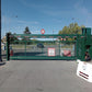 Portique filtrant coulissant acier