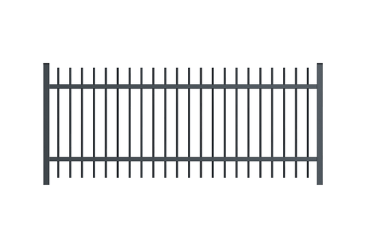 Barreaudage biseauté gris anthracite