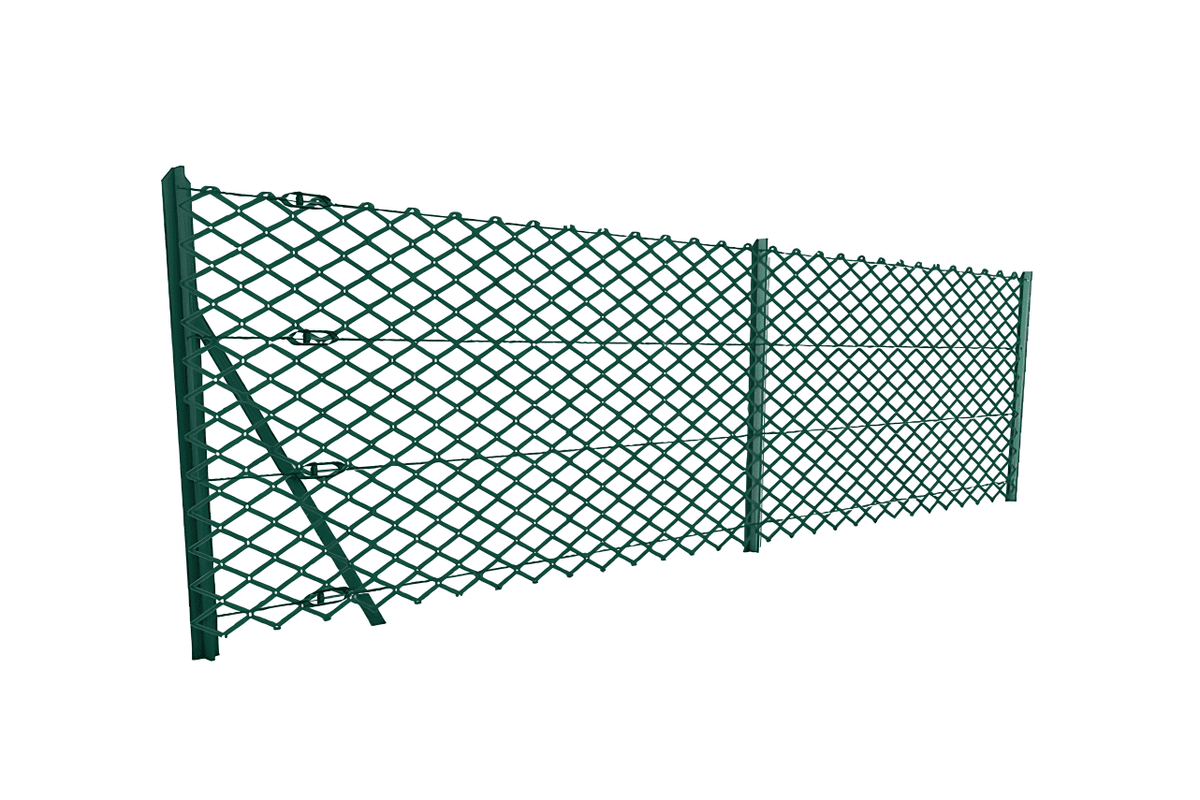 Grillage simple torsion maille 50 × 50 mm vert mousse RAL 6005