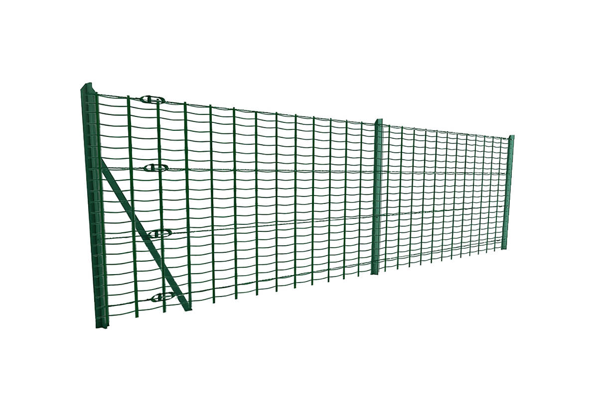 Grillage soudé maille 50 × 50 mm vert mousse RAL 6005