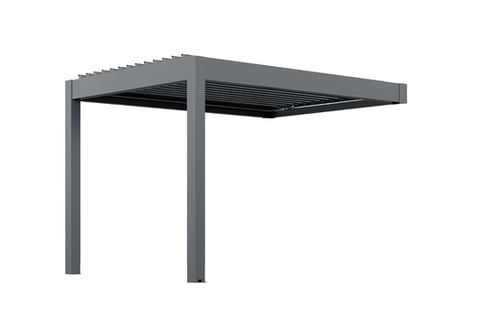 Pergola bioclimatique adossée