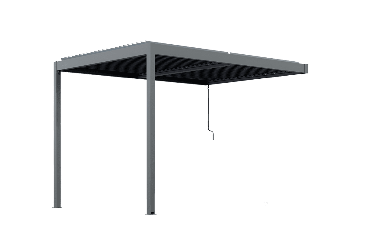 Pergola bioclimatique éco adossée