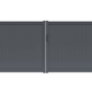 Portail battant plein standard gris anthracite