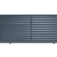 Portail coulissant persienne gris anthracite