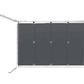 Porte sectionnelle industrielle latérale lisse gris anthracite RAL 7016