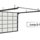 Porte sectionnelle industrielle levante vitrée – 8 m