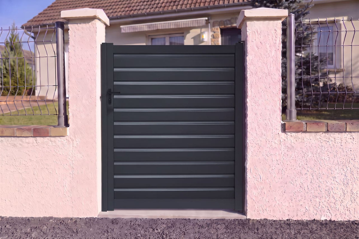 Portillon persienne gris anthracite