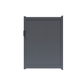 Portillon plein gris anthracite