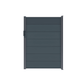 Portillon sans traverse standard gris anthracite