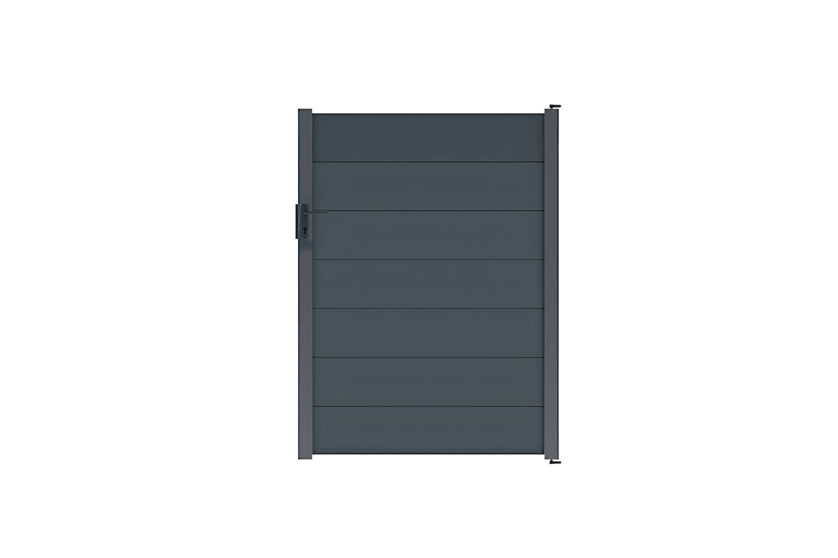 Portillon sans traverse standard gris anthracite