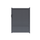 Portillon traversant standard gris anthracite
